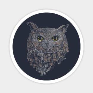 Great Horned Owl Magnet